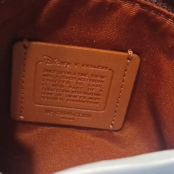 Coach Bags Nwt Disney X Coach Corner Zip Wristlet With Maleficent